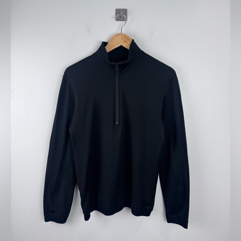 Reigning‎ Champ Men Black Quarterzip Size Small